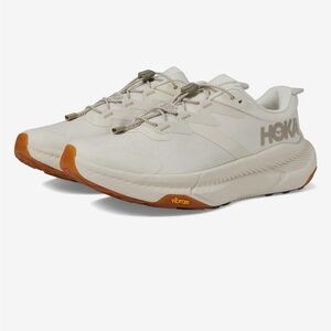 Hoka Women’s Transport Wide Cream and Tan Sneakers Size 9D